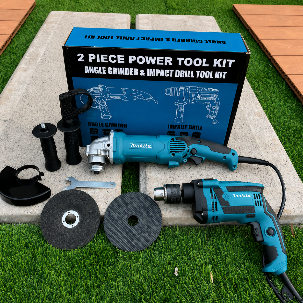 Combo Pulidora + Taladro│Makita